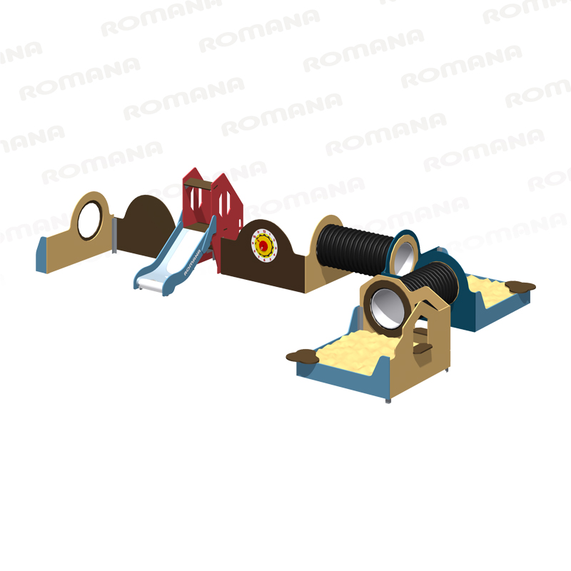 Игровой модуль с песочницей и горкой Romana 115.60.00